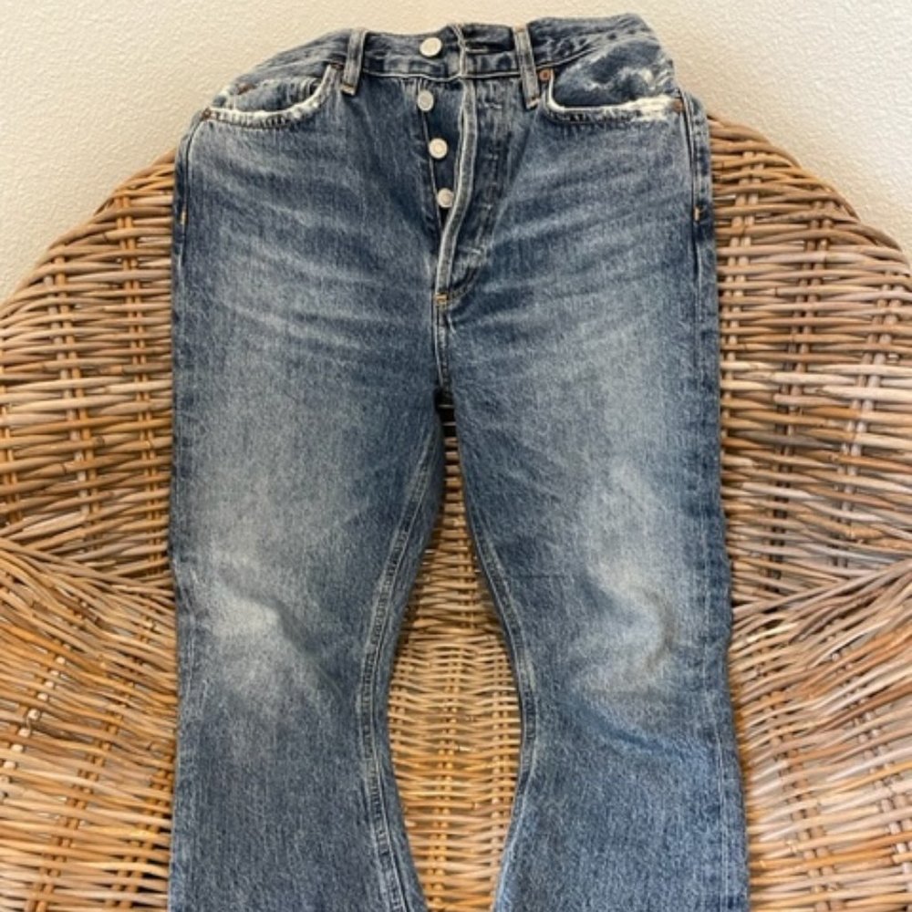 Riley High Rise Straight Crop